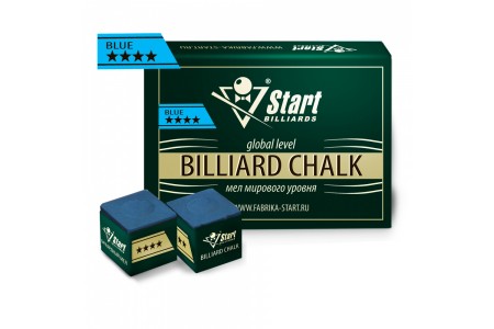 Мел Startbilliards 4 звезды синий (12шт)